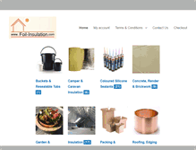 Tablet Screenshot of foil-insulation.com